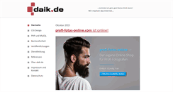 Desktop Screenshot of daik.de